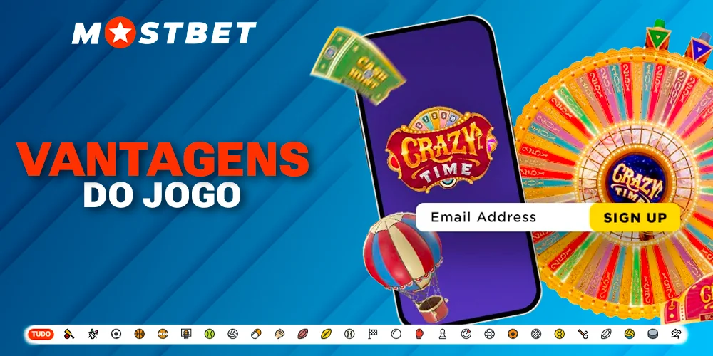 Vantagens do jogo Crazy Time