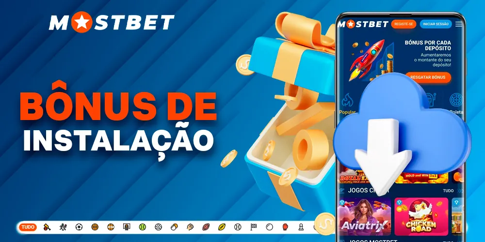 Receba um bônus por instalar o aplicativo.